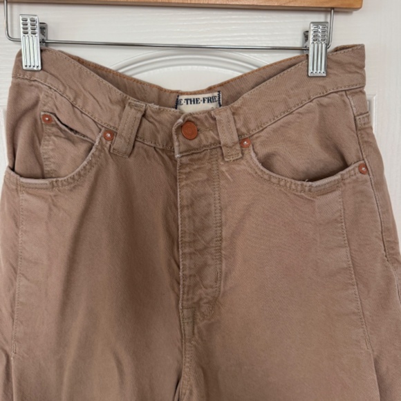 Free People Beige Wide Leg Jumpsuit - Picture 6 of 9